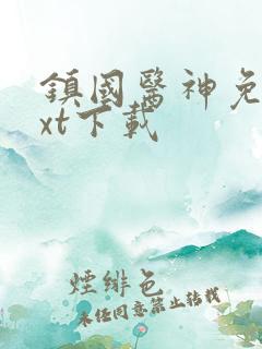 镇国医神免费txt下载