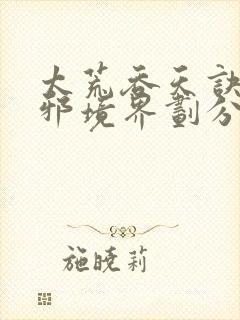 太荒吞天诀柳无邪境界划分