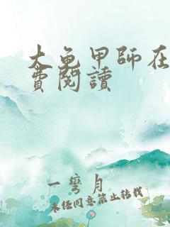 大龟甲师在线免费阅读
