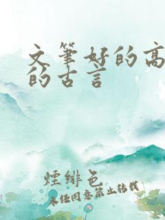 文笔好的高质量的古言