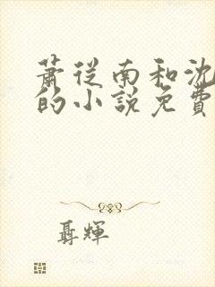 萧从南和沈梦清的小说免费阅读