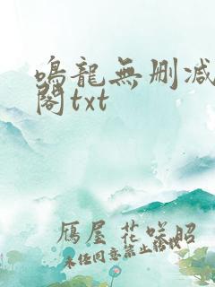 鸣龙无删减笔趣阁txt