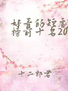 好看的短剧排行榜前十名2025