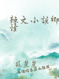 辣文小说乡村爱情
