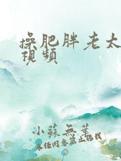 操肥胖老太太逼视频