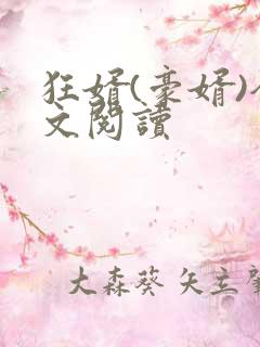 狂婿(豪婿)全文阅读