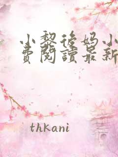 小黎后妈小说免费阅读最新章节更新