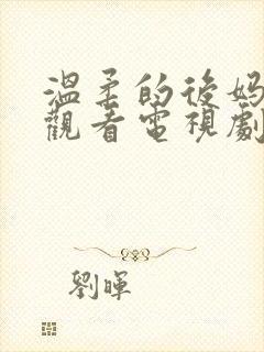 温柔的后妈在线观看电视剧免费高清完整韩剧
