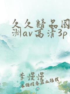 久久精品国产亚洲av高清3p
