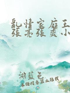 乱情家庭王丽娟张亮张爽小说