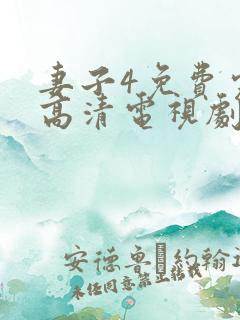 妻子4免费完整高清电视剧