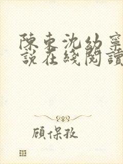 陈东沈幼宁的小说在线阅读
