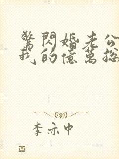 惊闪婚老公竟是我的亿万总裁