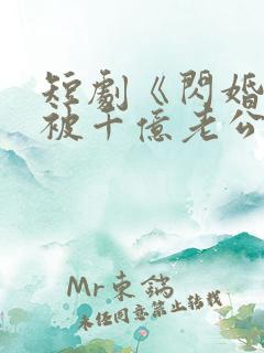 短剧《闪婚后,被千亿老公宠上天》