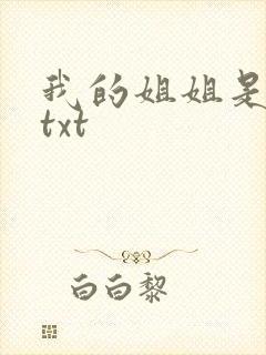 我的姐姐是美女txt
