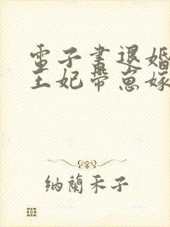 电子书退婚后,王妃带崽嫁皇叔下载