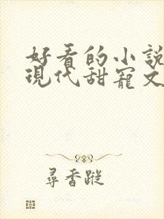 好看的小说言情现代甜宠文