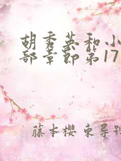 胡秀英和小雷全部章节第17部