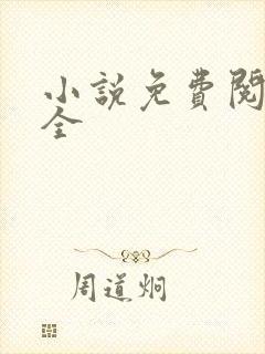 小说免费阅读大全