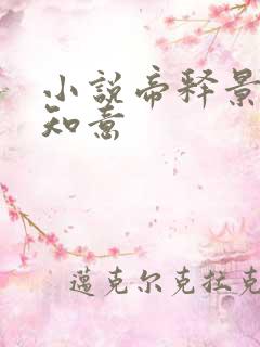 小说帝释景,南知意