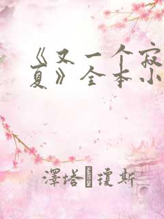 《又一个寂寞冬夏》全本小说