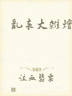 乱来大杂烩小说
