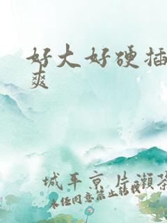 好大好硬插得好爽
