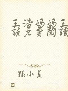 王浩妈妈王军小说免费阅读