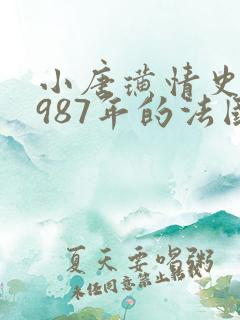 小唐璜情史 1987年的法国片在线观看