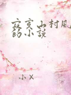 寂寞山村风残阳的小说