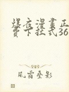 爆夜漫画正版免费下拉式36漫画网