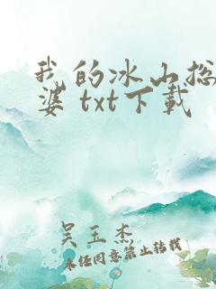 我的冰山总裁老婆 txt下载