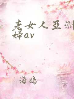 老女人亚洲老熟妇av