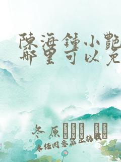 陈海钟小艳小说哪里可以免费看