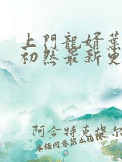 上门龙婿叶辰萧初然最新更新章节