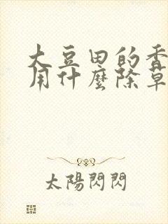 大豆田的香附子用什么除草剂