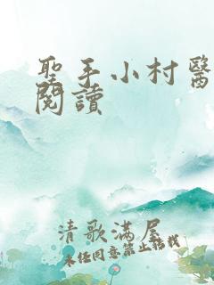 圣手小村医在线阅读