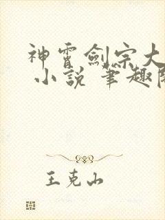 神霄剑宗大师兄 小说 笔趣阁