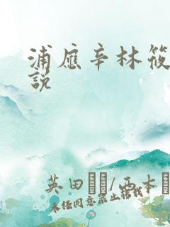 浦应辛林筱帆小说