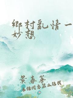 乡村乱情一奇思妙想