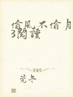 偷风不偷月番外3阅读