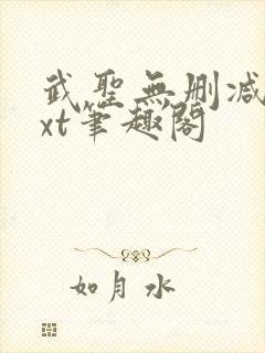 武圣无删减版txt笔趣阁