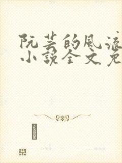 阮芸的风流人生小说全文免费阅读