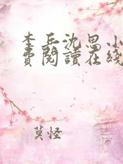 李兵沈思小说免费阅读在线