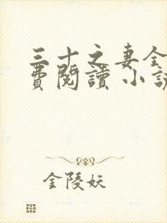 三十之妻全文免费阅读 小说