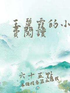 王丽霞的小说免费阅读