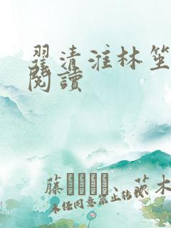 翟清淮林笙免费阅读