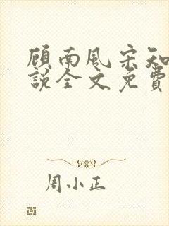顾南风宋知意小说全文免费阅读