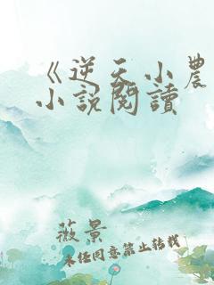 《逆天小农民》小说阅读
