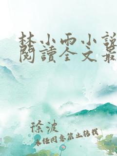 林小雨小说免费阅读全文最新章节